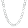 Thumbnail Image 0 of 210 Gauge Solid Diamond-Cut Mariner Chain Necklace in Sterling Silver - 24"