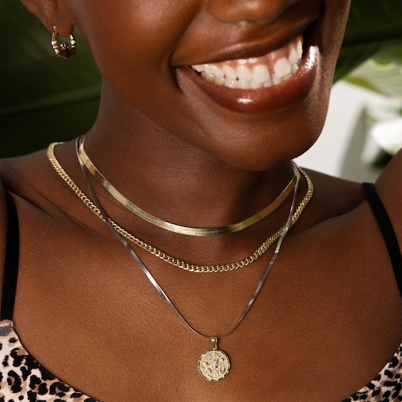 Sterling Silver Herringbone Chain Made in Italy