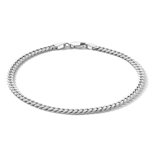Made in Italy 100 Gauge Solid Cuban Curb Chain Bracelet in Solid Sterling Silver - 7.5"