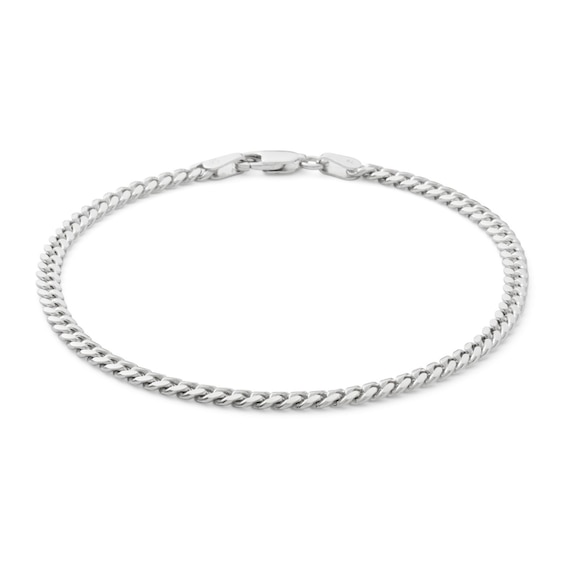 Made in Italy Gauge Solid Cuban Curb Chain Bracelet in Solid Sterling Silver