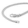 Thumbnail Image 1 of Made in Italy 100 Gauge Solid Cuban Curb Chain Bracelet in Solid Sterling Silver - 7.5"