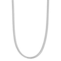 Sterling Silver Cuban Curb Chain Made in Italy - 20"