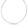 Thumbnail Image 1 of Made in Italy 400 Gauge Solid Reversible Omega Chain Necklace in 10K Gold Bonded Sterling Silver - 18"