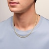 Thumbnail Image 1 of Made in Italy 3.5mm Cuban Curb Chain Necklace in 10K Semi-Solid Gold - 20"