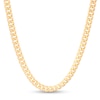 Gauge Semi-Solid Cuban Curb Chain Necklace in 10K Gold