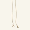 Thumbnail Image 2 of Diamond-Cut Puff Heart Trio Bead Station Necklace in 10K Solid Two-Tone Gold - 18"