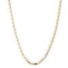 Thumbnail Image 0 of 060 Gauge Valentino Chain Necklace in 10K Hollow Gold - 22"