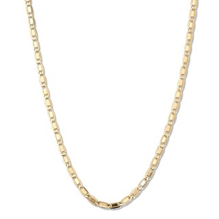 10K Hollow Gold Valentino Chain - 22"