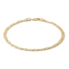 Thumbnail Image 0 of 080 Gauge Valentino Chain Bracelet in 10K Hollow Gold - 7.5"