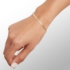 Thumbnail Image 2 of 080 Gauge Valentino Chain Bracelet in 10K Hollow Gold - 7.5"
