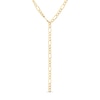 Made in Italy 080 Gauge Hollow Figaro Chain "Y" Necklace in 10K Gold - 20"