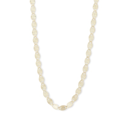 10K Solid Gold Valentino Chain Made in Italy