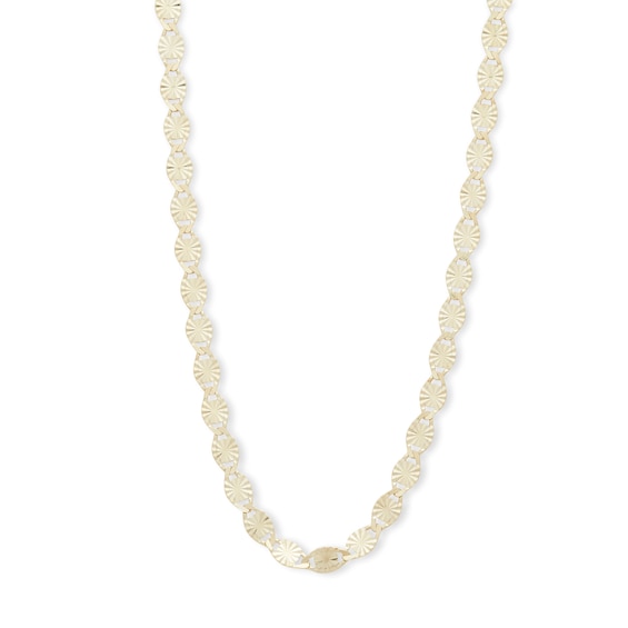 10K Solid Gold Valentino Chain Made in Italy