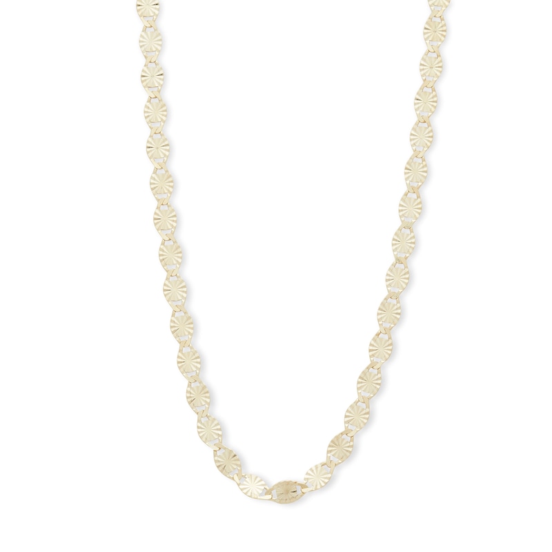 10K Solid Gold Valentino Chain Made in Italy
