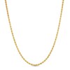 Gauge Semi-Solid Rope Chain Necklace in 10K Gold