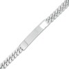 200 Gauge Solid Cuban Curb Chain ID Bracelet in Sterling Silver - 8.5"