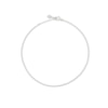 Thumbnail Image 2 of Solid Sterling Silver CZ Tennis Anklet