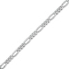 Made in Italy 080 Gauge Figaro Chain Anklet in Sterling Silver - 9.5"