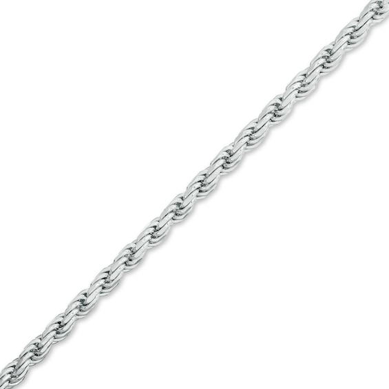 Made in Italy Child's 050 Gauge Solid Rope Chain Bracelet in Sterling Silver - 5.5"