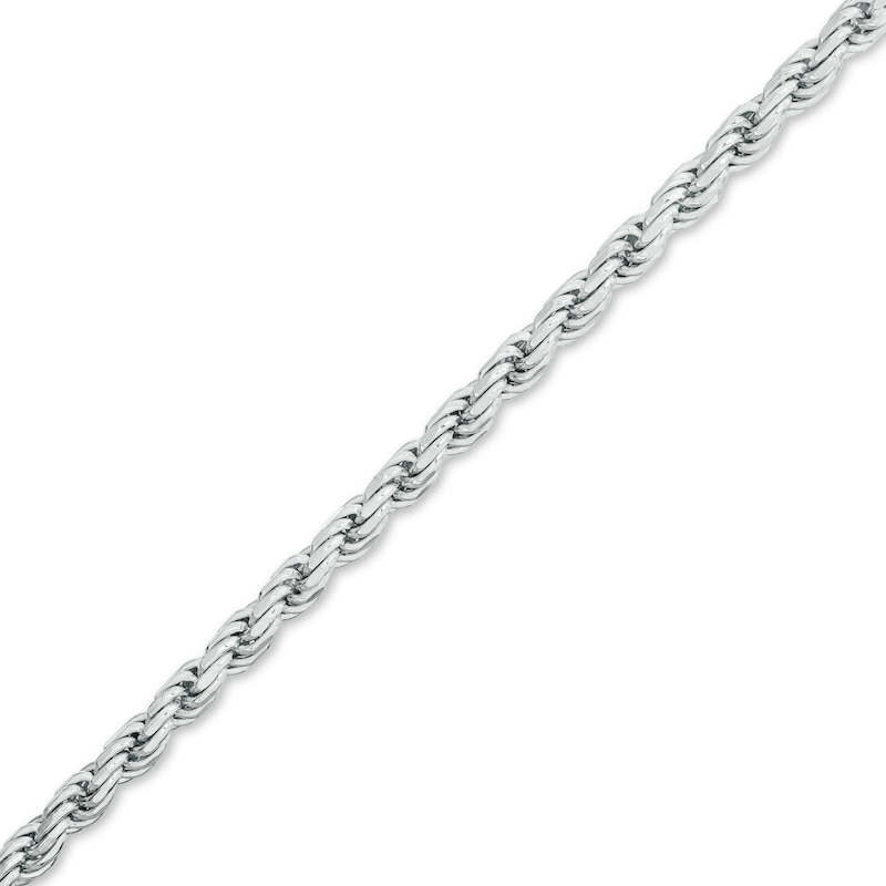 Made in Italy Child's 050 Gauge Solid Rope Chain Bracelet in Sterling Silver - 5.5"