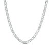 Thumbnail Image 1 of Made in Italy 080 Gauge Solid Mariner Chain Necklace in Sterling Silver - 18"
