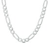 Thumbnail Image 1 of Made in Italy 150 Gauge Solid Figaro Chain Necklace in Sterling Silver - 20"