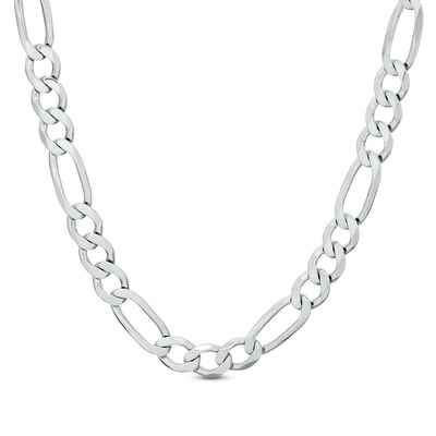 Made in Italy 150 Gauge Solid Figaro Chain Necklace in Sterling Silver - 20"