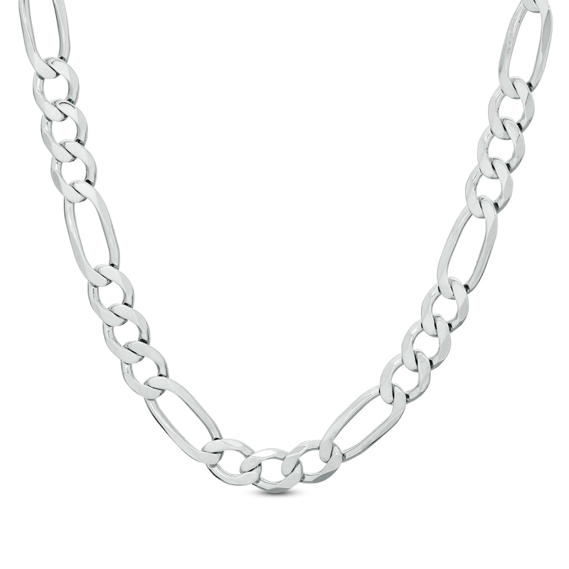 Made in Italy 150 Gauge Solid Figaro Chain Necklace in Sterling Silver - 20"