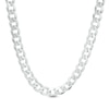 Made in Italy 200 Gauge Solid Curb Chain Necklace in Sterling Silver - 20"