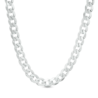Made in Italy 200 Gauge Solid Curb Chain Necklace in Sterling Silver - 20"