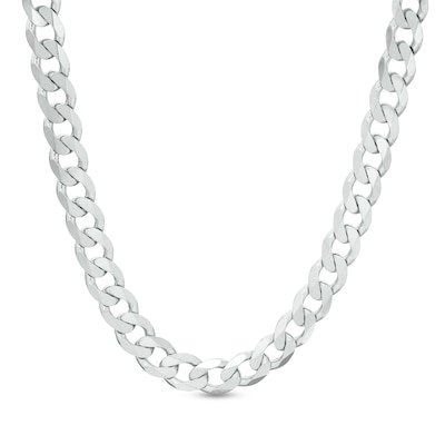 Made in Italy 200 Gauge Solid Curb Chain Necklace in Sterling Silver - 20"