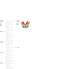 Thumbnail Image 2 of Child's Rainbow Enamel Butterfly and Heart Stud Earrings Set in Sterling Silver