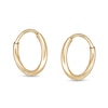 Thumbnail Image 0 of Child's 8mm Hoop Earrings in 14K Tube Hollow Gold