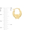 Child's Butterfly Hoop Earrings in 10K Stamp Hollow Gold