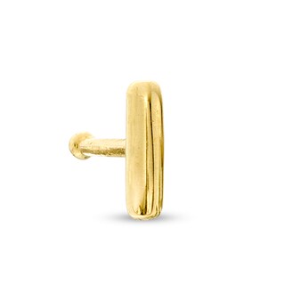 022 Gauge Bar Nose Bone in 14K Gold