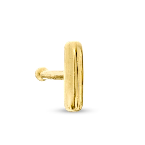 022 Gauge Bar Nose Bone in 14K Gold