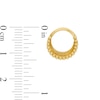 Thumbnail Image 1 of 019 Gauge Multi-Row Beaded Hoop Cartilage Earring in 10K Gold