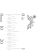 Thumbnail Image 4 of Solid Stainless Steel CZ Three Piece Stud Set - 18G