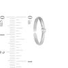 Thumbnail Image 2 of Crystal Solitaire Toe Ring in Sterling Silver