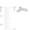 018 Gauge Crystal Crawler-Style Cartilage Barbell in Titanium - 5/16"