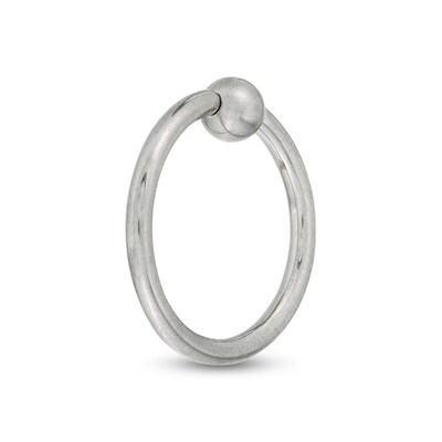 016 Gauge Captive Bead Ring Hoop in Titanium - 3/8"