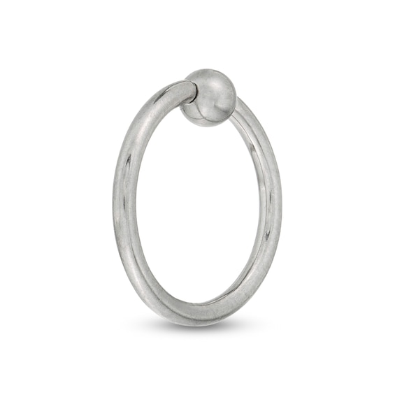 016 Gauge Captive Bead Ring Hoop in Titanium - 3/8"