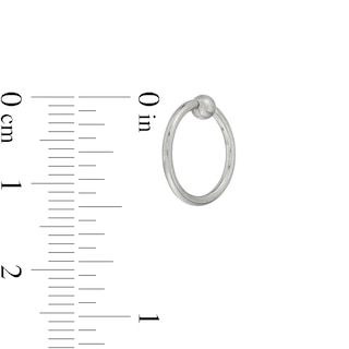 016 Gauge Captive Bead Ring Hoop in Titanium - 3/8"