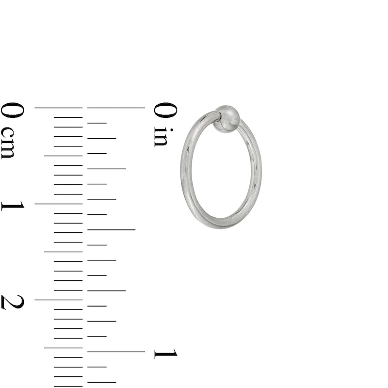 Main Image 2 of 016 Gauge Captive Bead Ring Hoop in Titanium - 3/8"