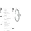 Thumbnail Image 1 of Sterling Silver Crystal Beaded Midi/Toe Ring