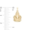 Thumbnail Image 1 of Meditating Buddha Necklace Charm in 10K Solid Gold