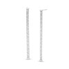 Made in Italy Diamond-Cut Herringbone Chain-Style Drop Earrings in Sterling Silver