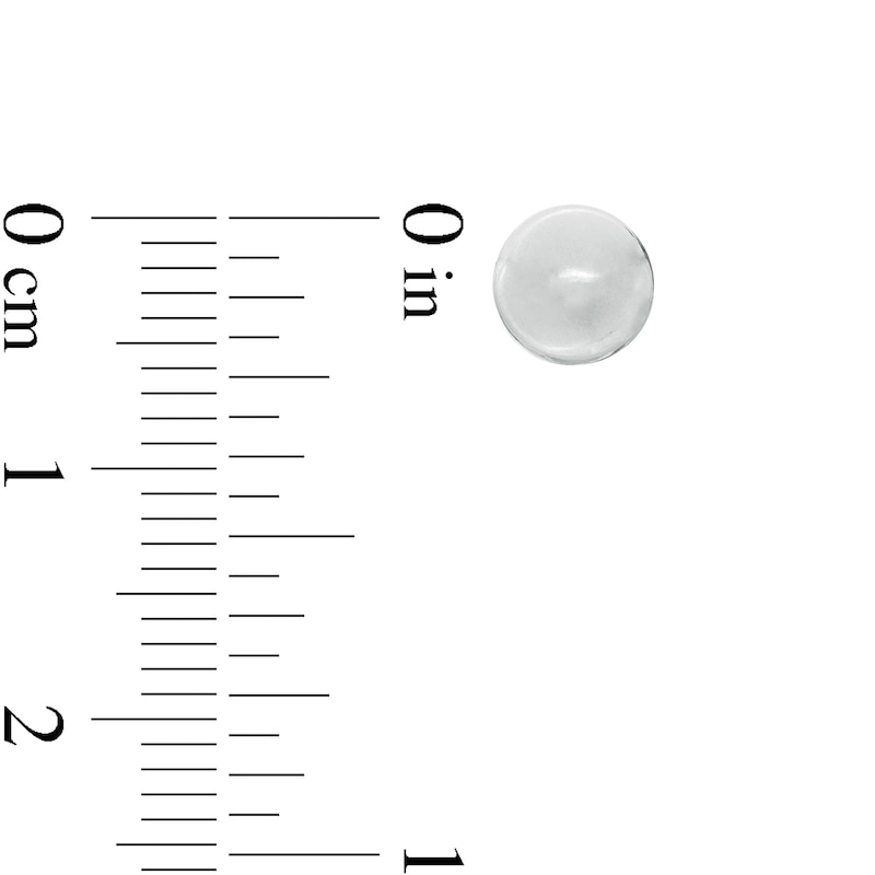 Main Image 3 of Graduated Ball Three Pair Stud Earrings Set in Sterling Silver