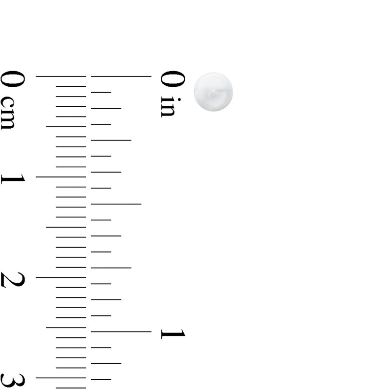 Main Image 2 of 4mm Simulated Multi-Color Pearl Three Pair Stud Earrings Set in Sterling Silver