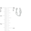 Thumbnail Image 2 of Sterling Silver CZ Twisted Geometric Ear Cuff